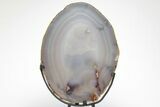 Agate Slab on Metal Base - Brazil #206945-4